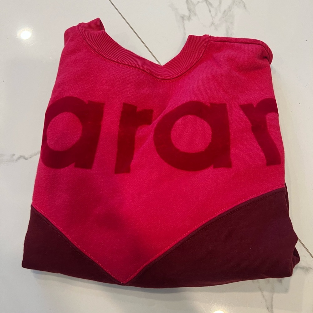 Isabel Marant Red and Burgundy Sweater
